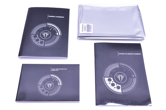 New OEM Triumph 3852292, T3852292-US Street Twin/Cup Thruxton Bonneville Owner's Handbook Kit NOS