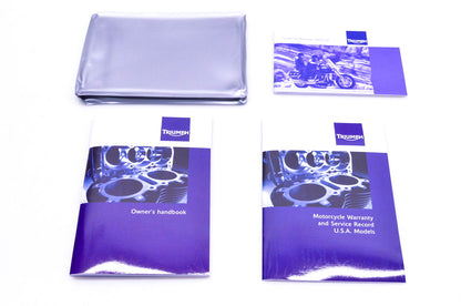 New OEM Triumph 3851860, T3851860-US Bonneville Thruxton Scrambler Owner's Handbook Kit NOS