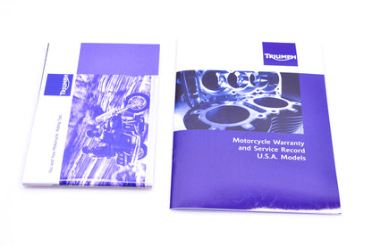New OEM Triumph 3851860, T3851860-US Bonneville Thruxton Scrambler Owner's Handbook Kit NOS