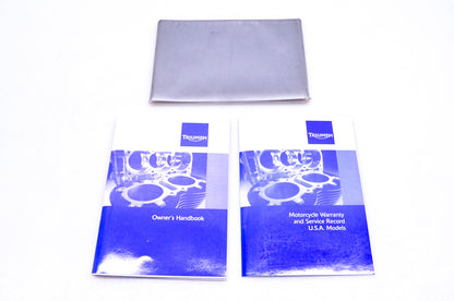 OEM Triumph 3855606 Daytona 955i T595 Speed Triple Owner's Handbook Kit