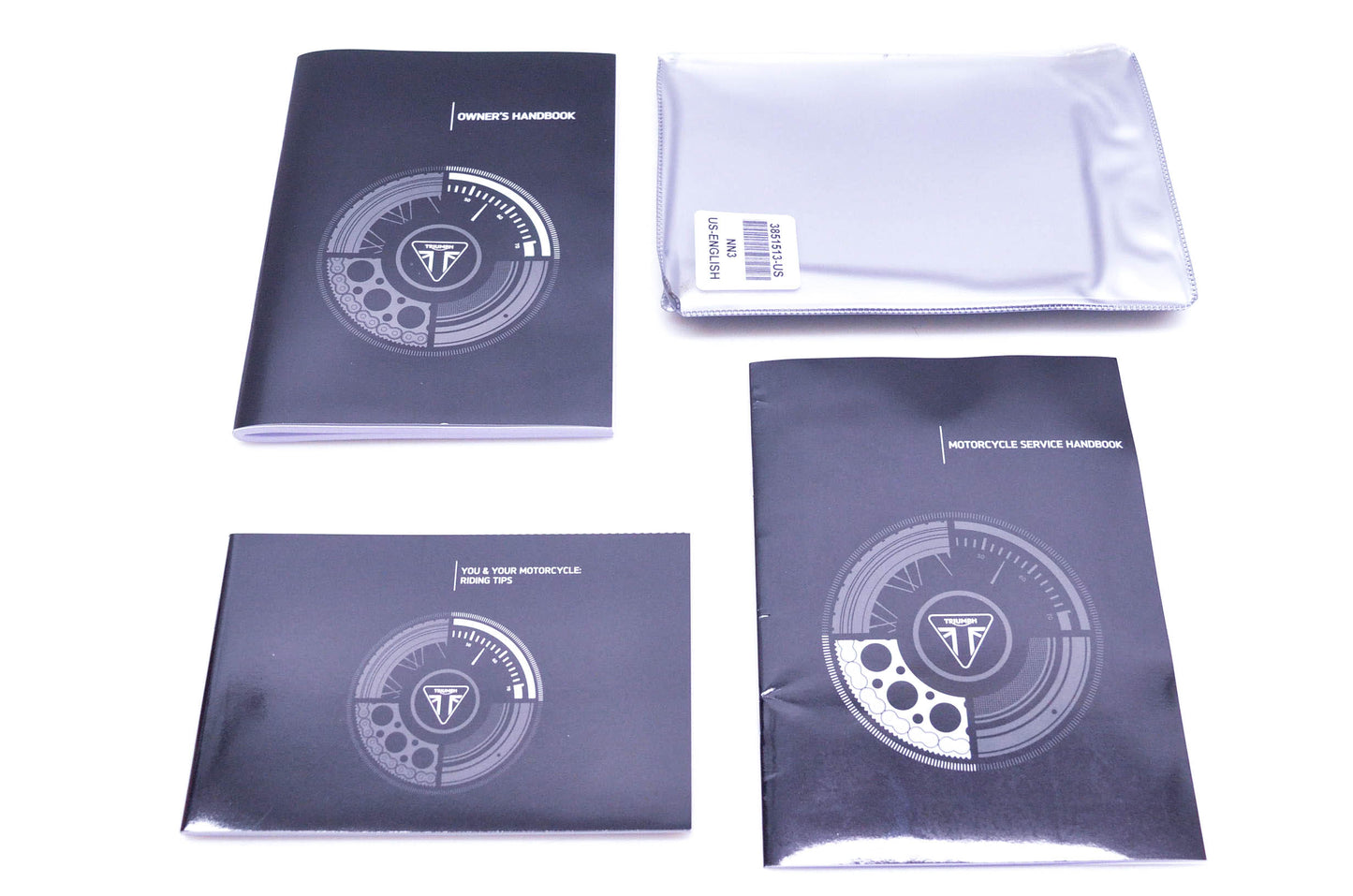 New OEM Triumph 3851513 Speed Triple S R Owner's Handbook Kit NOS