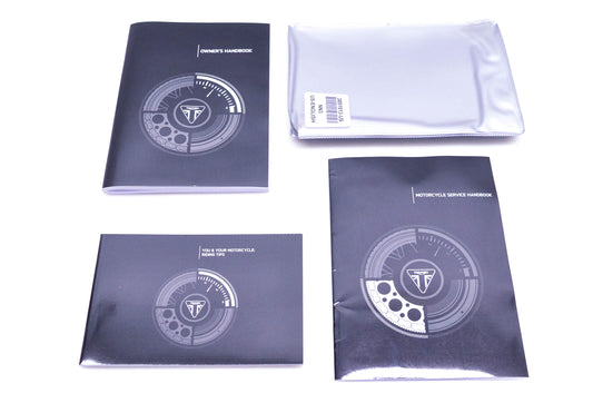 New OEM Triumph 3851513 Speed Triple S R Owner's Handbook Kit NOS