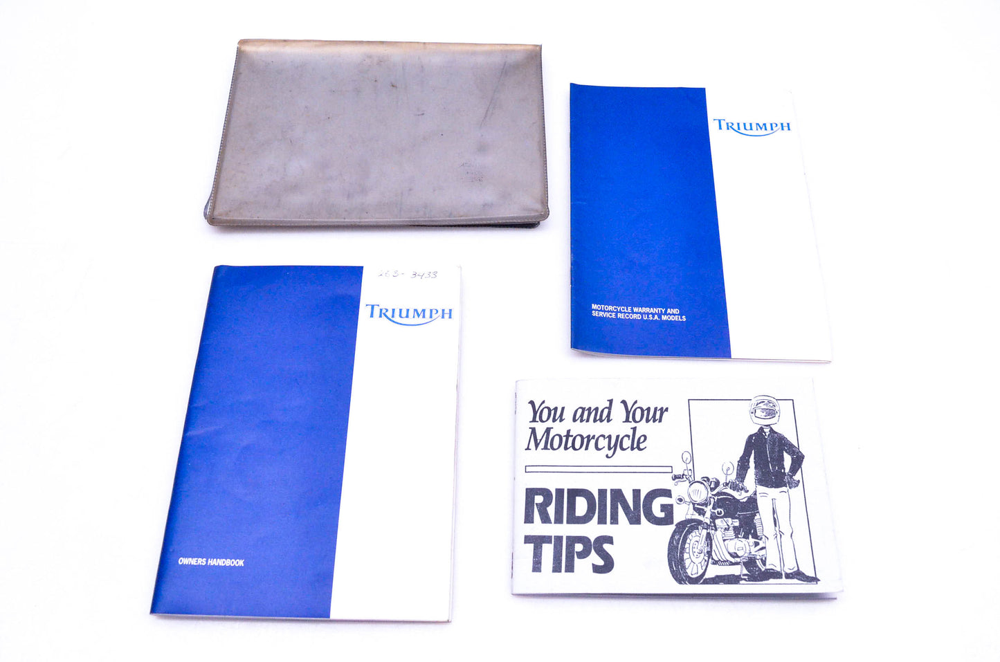 OEM Triumph 3855006 T595 Daytona T509 Speed Triple Owner's Handbook Kit