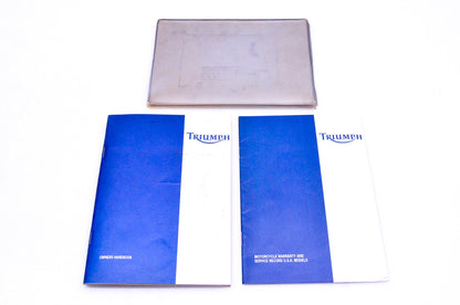 OEM Triumph 3859106 Bonneville Owner's Handbook Kit