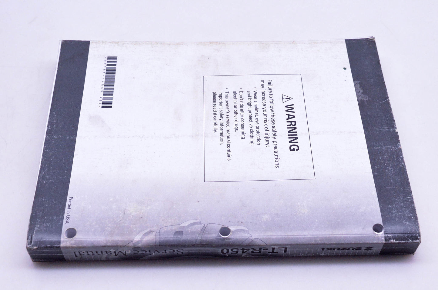 OEM Suzuki 99500-44060-03E LT-R450 Service Manual