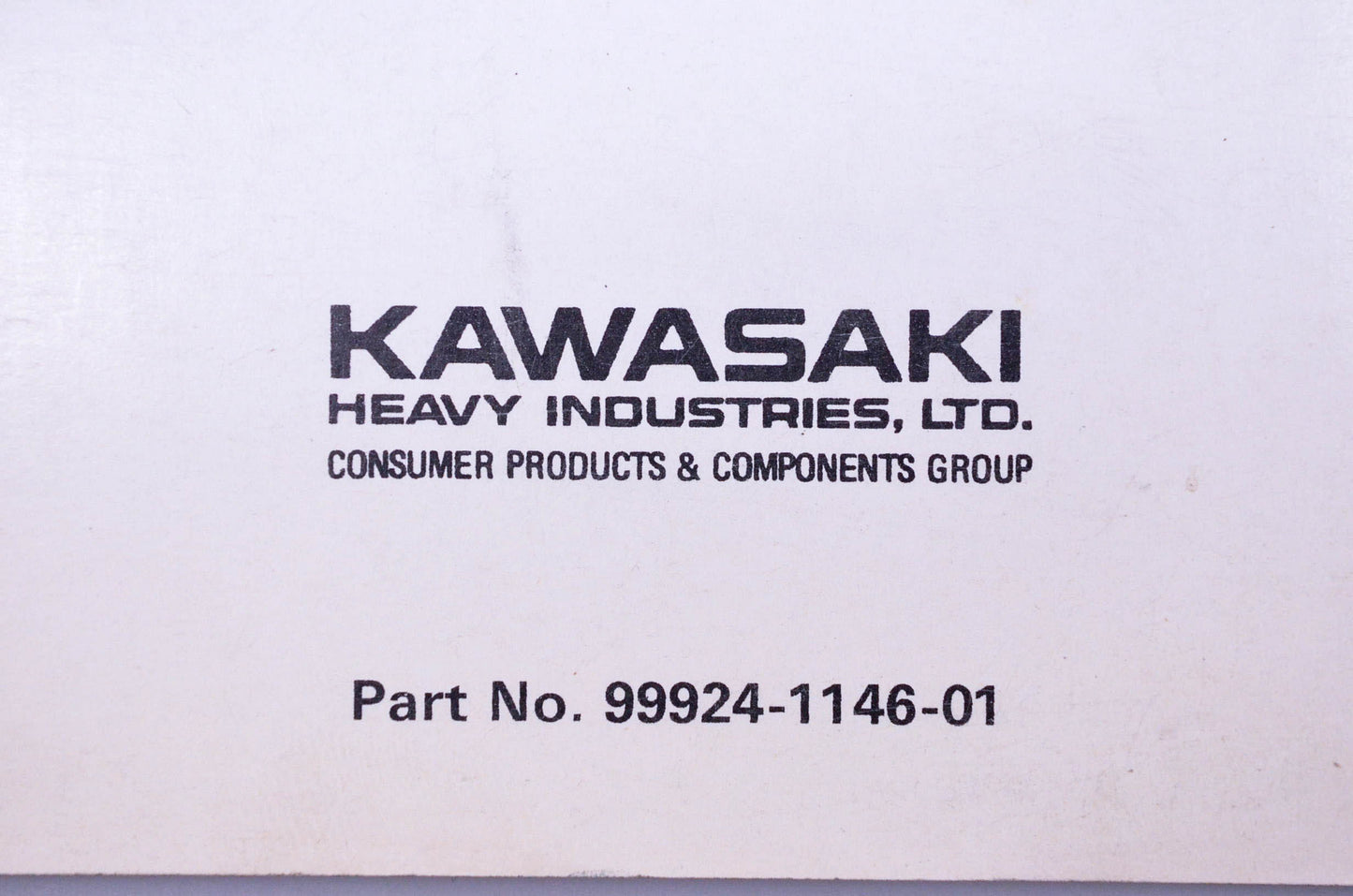 OEM Kawasaki 99924-1146-01 Mule 500 KAF300-A1 UTV Service Manual