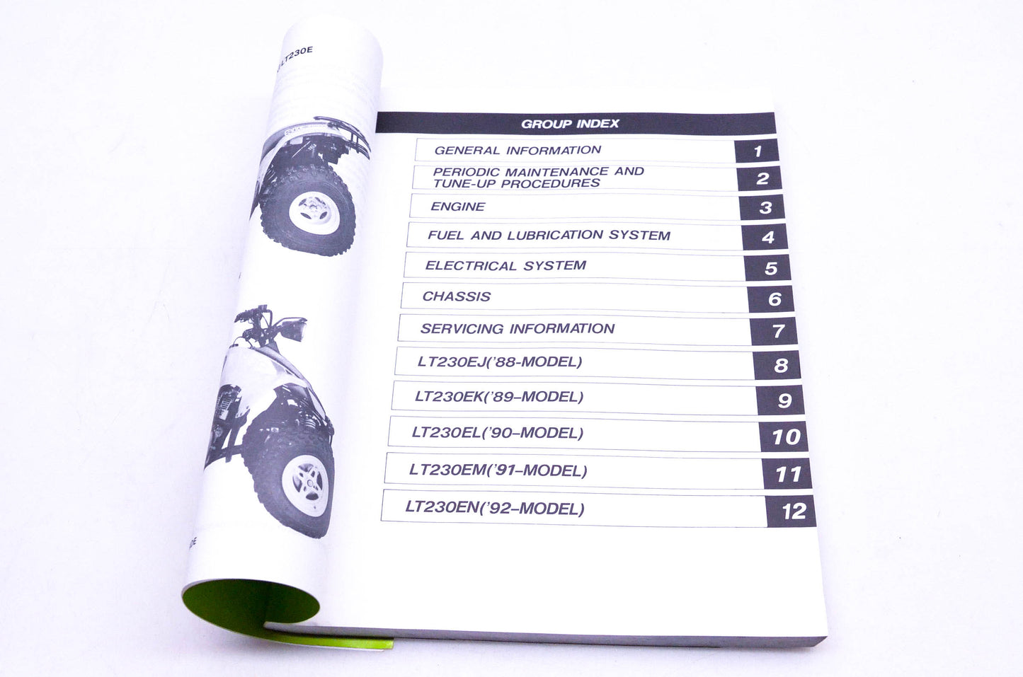 OEM Suzuki 99500-42075-01E LT-230E H Service Manual