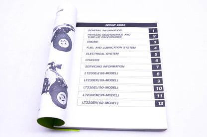OEM Suzuki 99500-42075-01E LT-230E H Service Manual