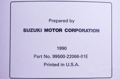 OEM Suzuki 99500-22066-01E LT-250R H J K L M N Service Manual