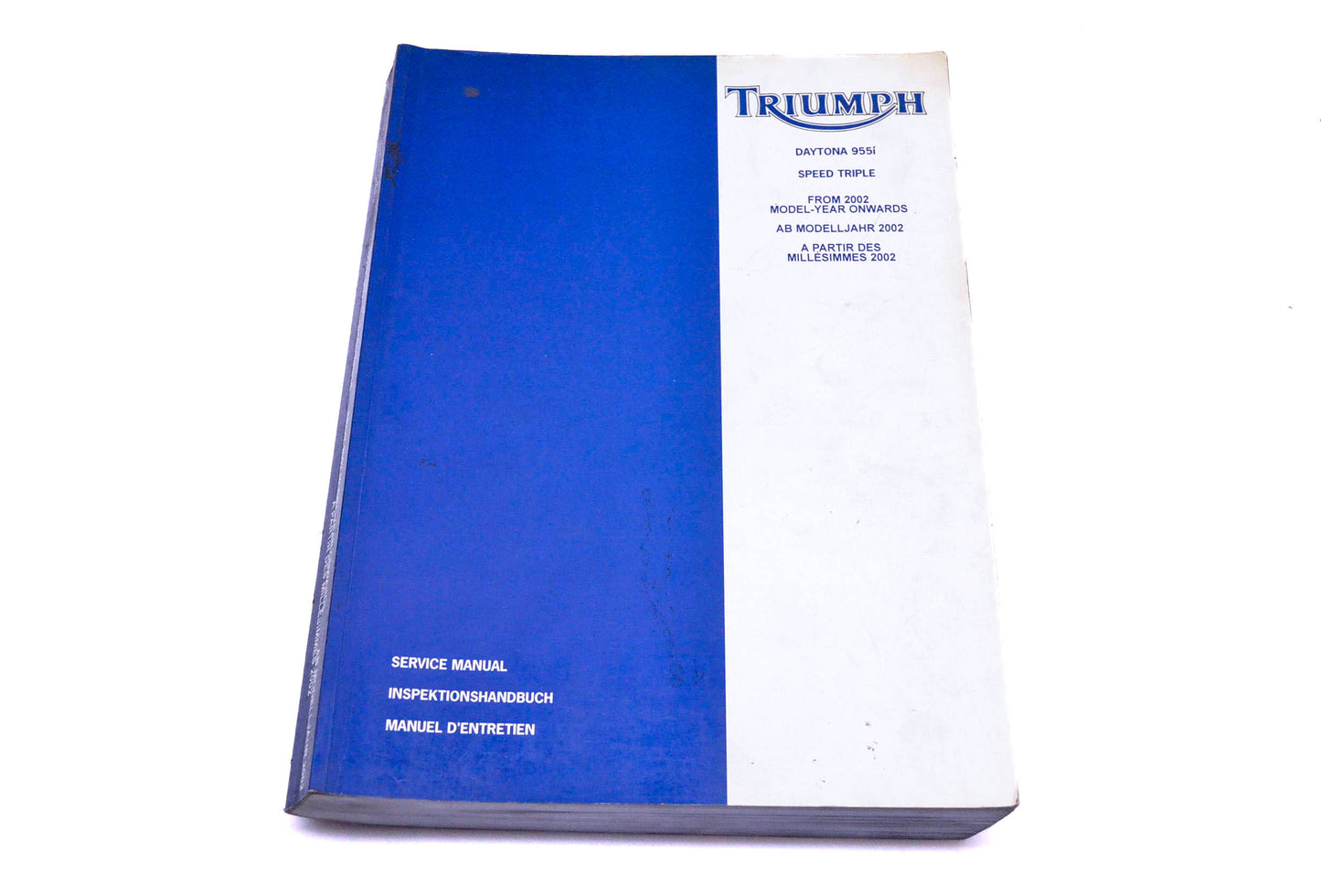 OEM Triumph 3850595 Daytona 955i Speed Triple Service Manual