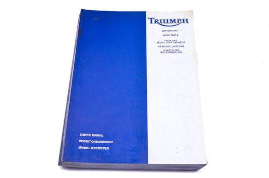 OEM Triumph 3850595 Daytona 955i Speed Triple Service Manual