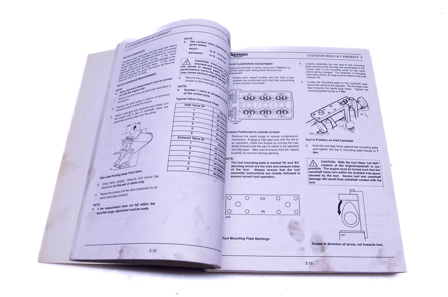 OEM Triumph 3850760 Sprint ST Service Manual