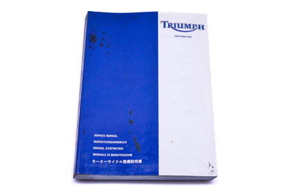 OEM Triumph 3850970 Daytona 600 Motorcycle Service Manual