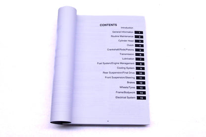 OEM Triumph 3850970 Daytona 600 Motorcycle Service Manual