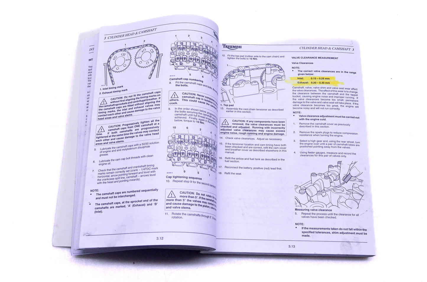 OEM Triumph 3851600 TT600 Motorcycle Service Manual