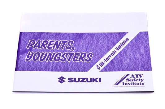 New OEM Suzuki 99014-20623-03A Parents Youngsters ATV Safety Manual NOS