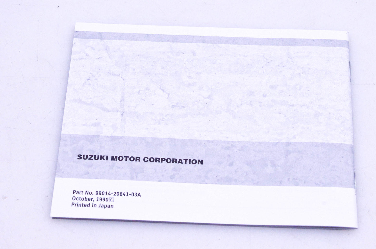 New OEM Suzuki 99014-20641-03A Motorcycle Tips & Practice Guide NOS