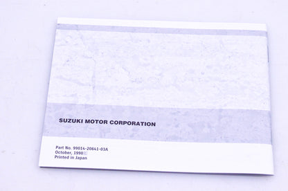 New OEM Suzuki 99014-20641-03A Motorcycle Tips & Practice Guide NOS