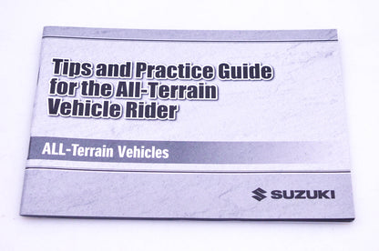 New OEM Suzuki 99014-20615-03A ATV Tips & Practice Guide Manual NOS