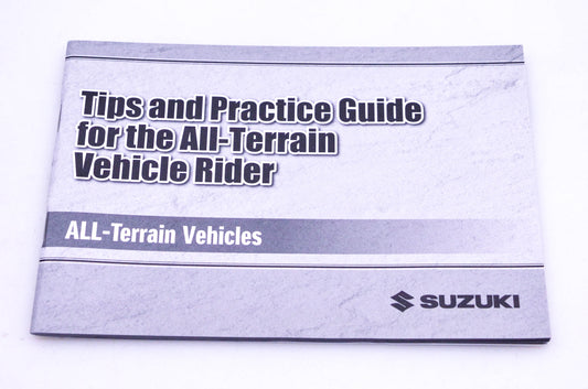 New OEM Suzuki 99014-20615-03A ATV Tips & Practice Guide Manual NOS