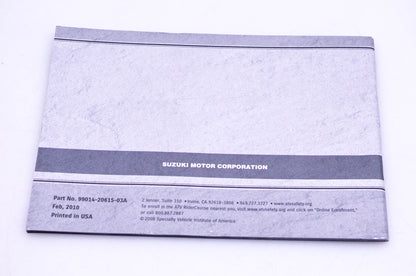 New OEM Suzuki 99014-20615-03A ATV Tips & Practice Guide Manual NOS