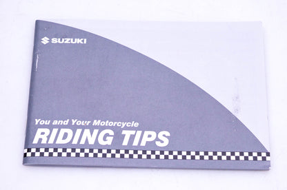 New OEM Suzuki 99014-20632-03A Riding Tips Guide Manual NOS