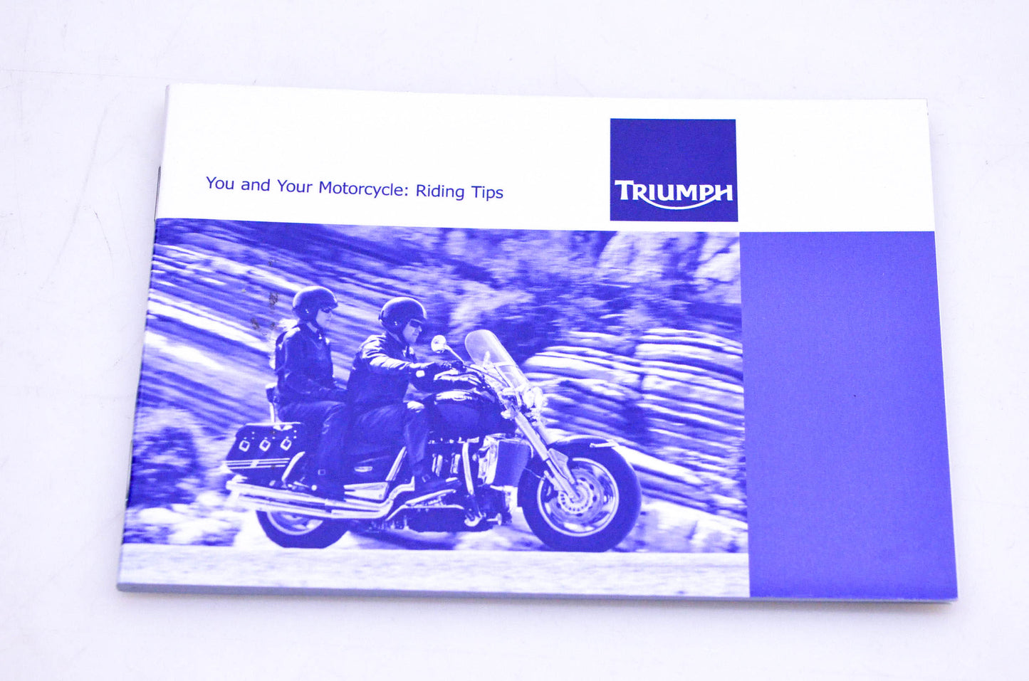 New OEM Triumph Riding Tips Manual NOS