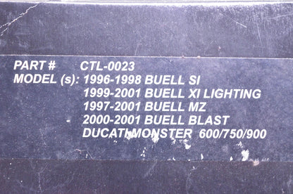 Clear Alternatives CTL-0023 Clear Taillight Lens With Red Bulbs Kit NOS