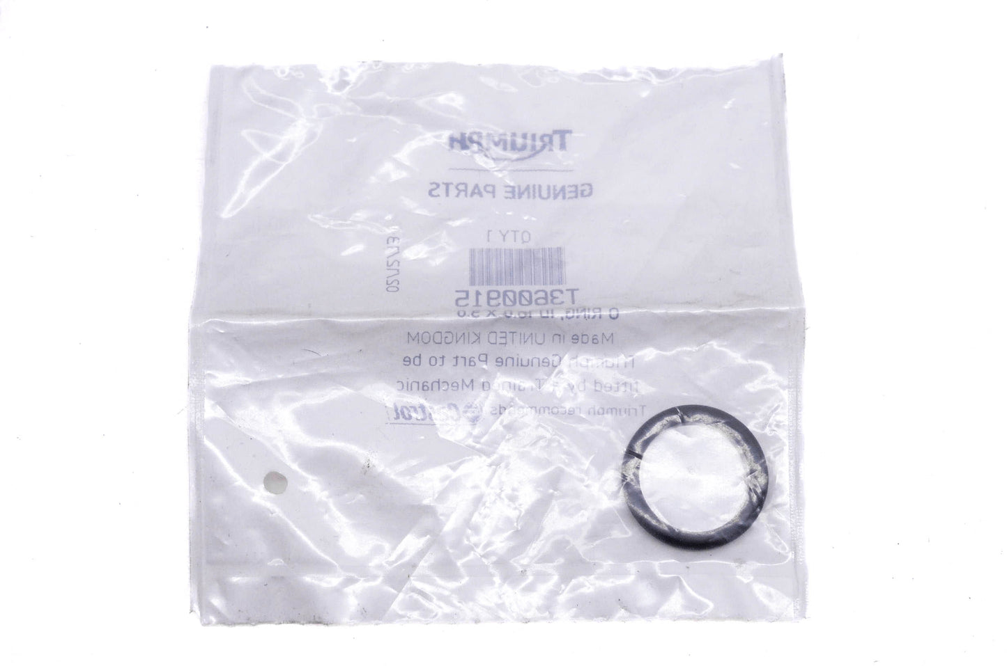 New OEM Triumph T3600915 O Ring NOS