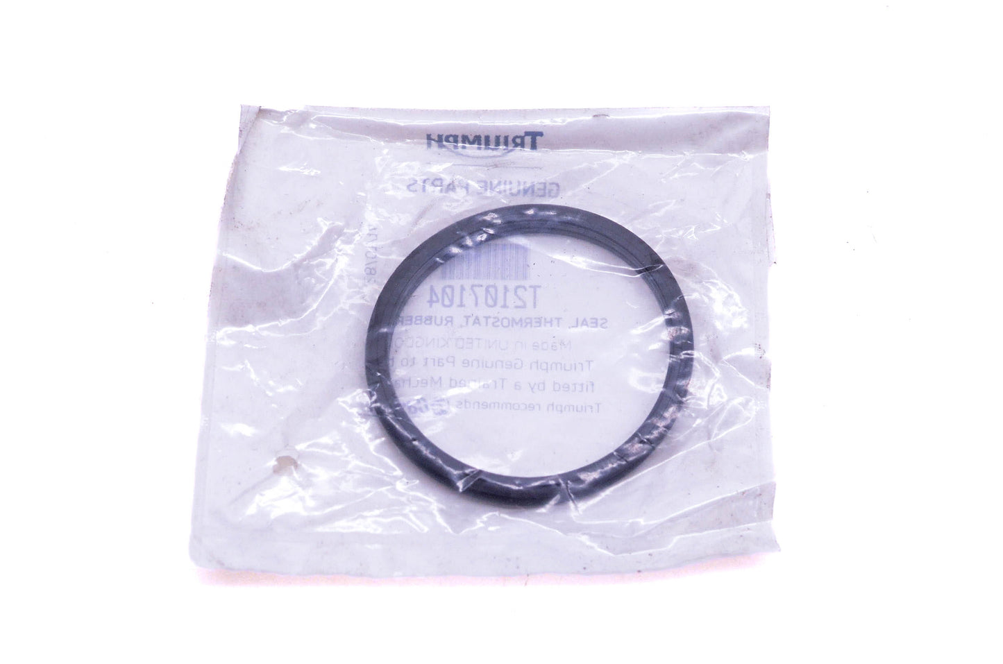 New OEM Triumph T2107104 Thermostat Rubber Seal NOS
