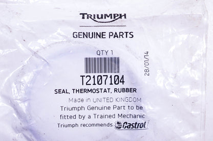 New OEM Triumph T2107104 Thermostat Rubber Seal NOS