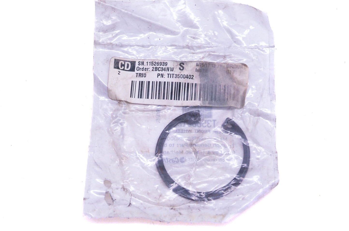 New OEM Triumph T3500402 Circlip NOS