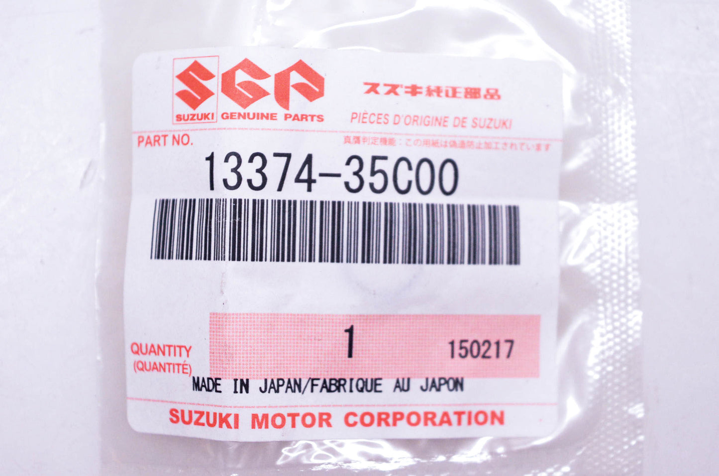 New OEM Suzuki 13374-35C00 Needle Valve O-Ring NOS