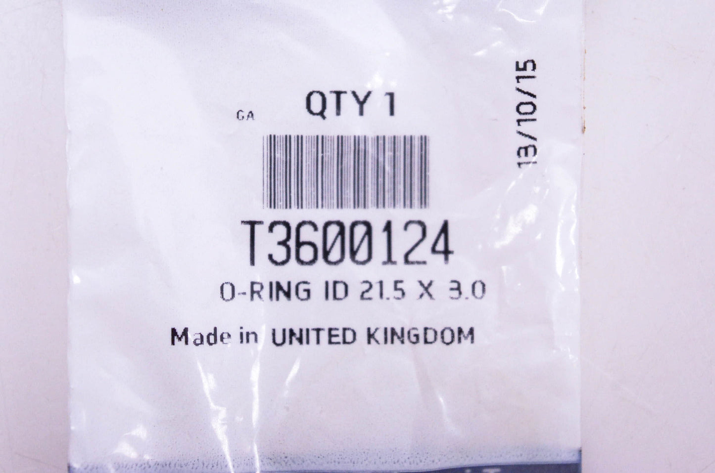 New OEM Triumph T3600124 O Ring NOS