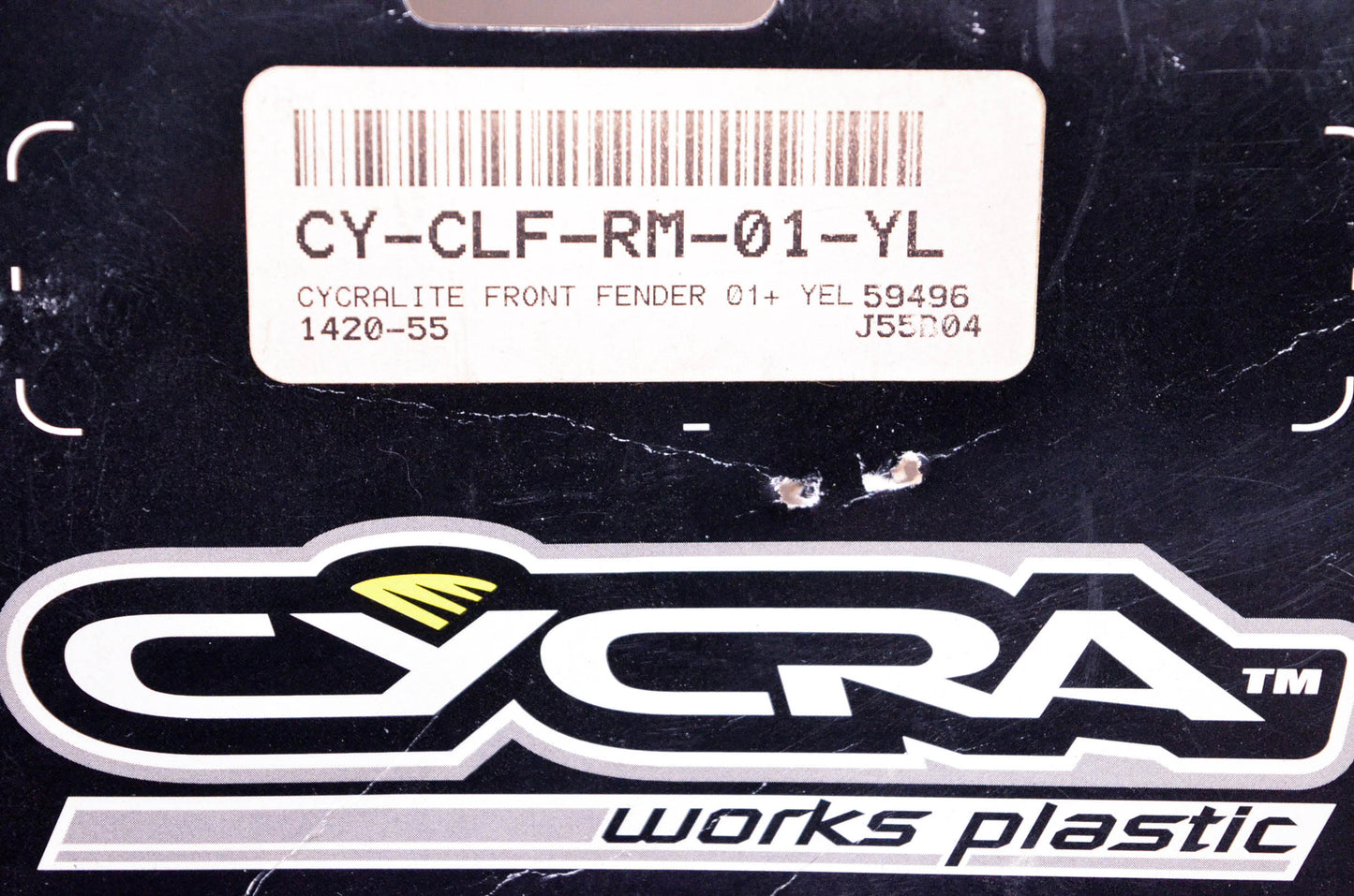 Cycra CY-CLF-RM-01-YL, 1420-55 Yellow Front Fender NOS