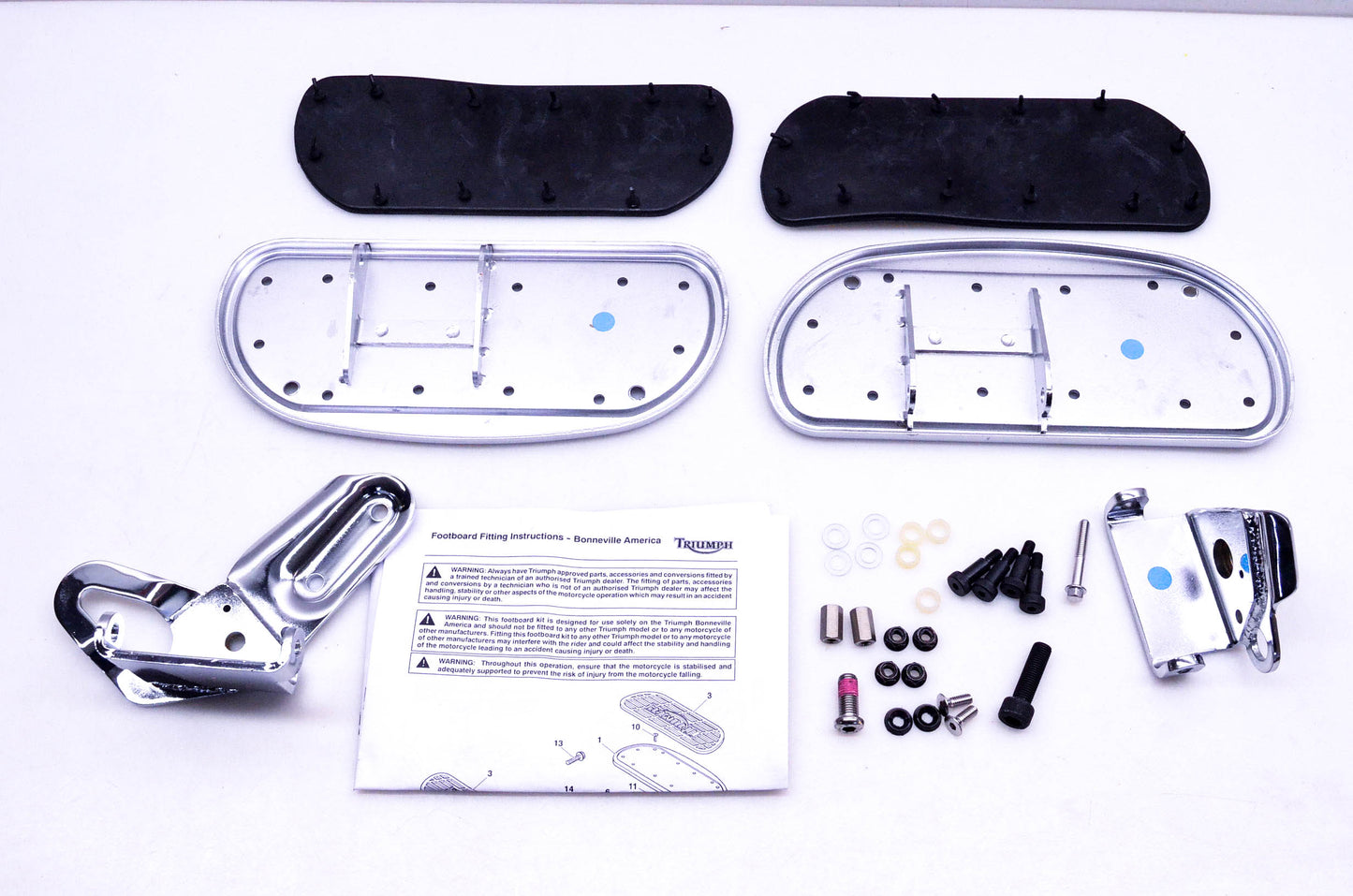 New OEM Triumph A9758036 Footboard Kit NOS