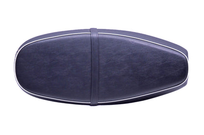 New OEM Triumph 2301932, 2301935 Black Bench Seat With White Trim NOS