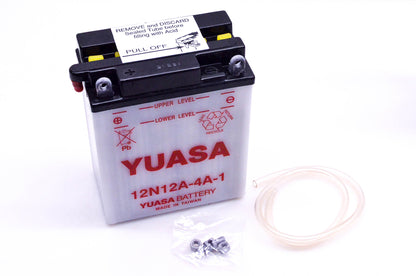 Yuasa 12N12A-4A-1, M2221B, 49-1763 Battery Kit NOS