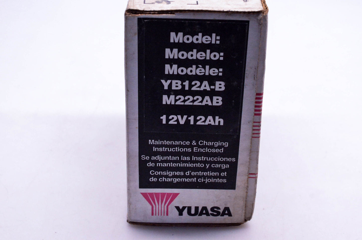 Yuasa YB12A-B, M222AB 12V 12Ah Battery NOS
