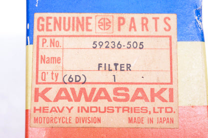 New OEM Kawasaki 59236-505 Fuel Filter NOS