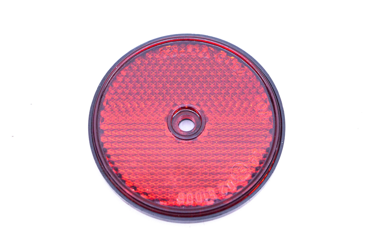 Aftermarket 0251006 2.25" Round Red Center Hole Reflector