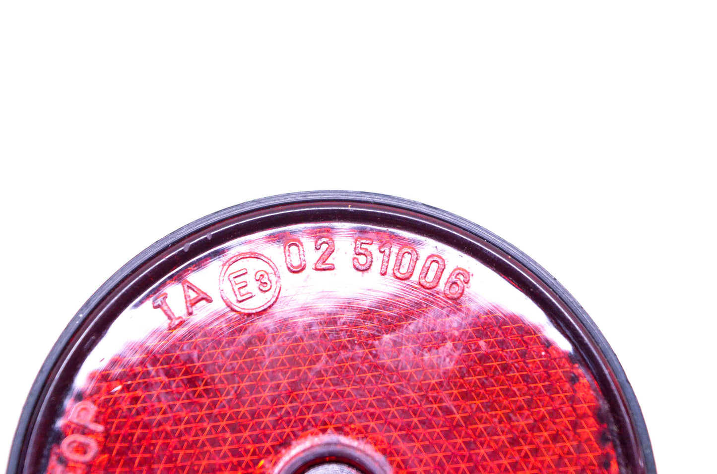 Aftermarket 0251006 2.25" Round Red Center Hole Reflector