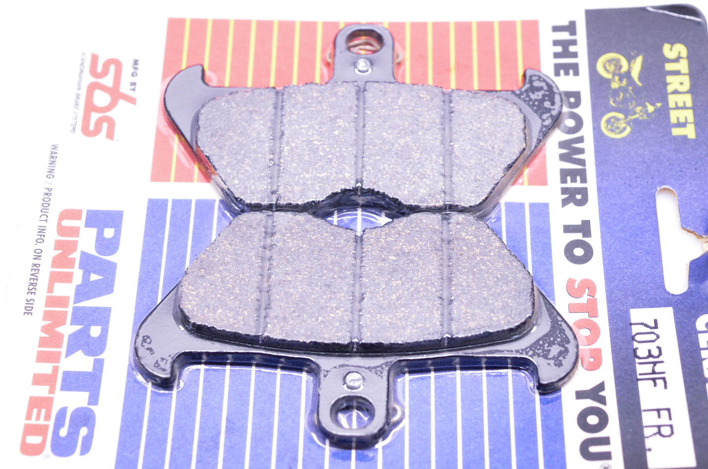 Parts Unlimited 703HF, 1721-0378 SBS, FA246-SK93 Front Brake Pad Kit NOS