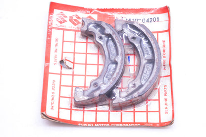 New OEM Suzuki 64410-04201 Brake Shoe Kit NOS
