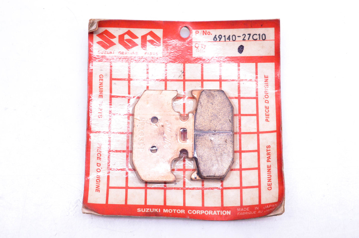 New OEM Suzuki 69140-27C10 Brake Pad Kit NOS
