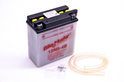 Bike Master 12N5-4B Motorcycle Battery Kit NOS