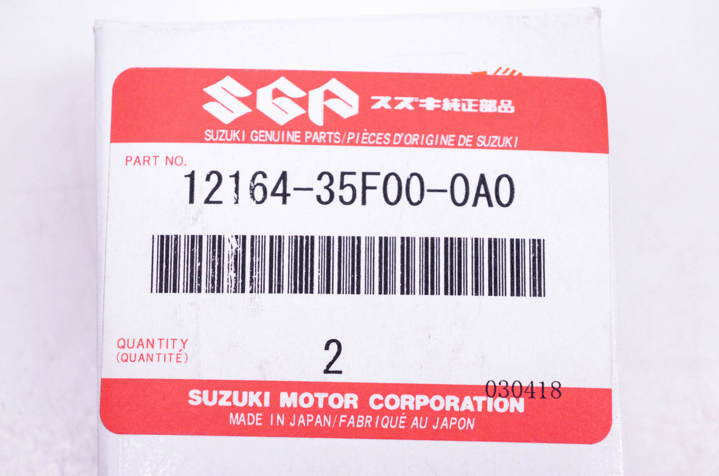 New OEM Suzuki 12164-35F00-0A0 Crank Pin Bearings Qty 2 NOS