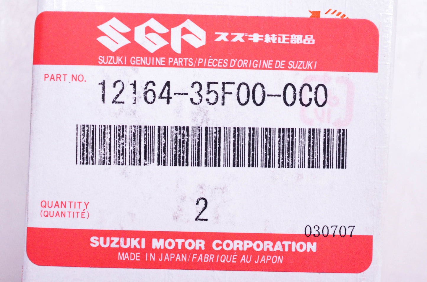 New OEM Suzuki 12164-35F00-0C0 Crank Pin Bearings Qty 2 NOS