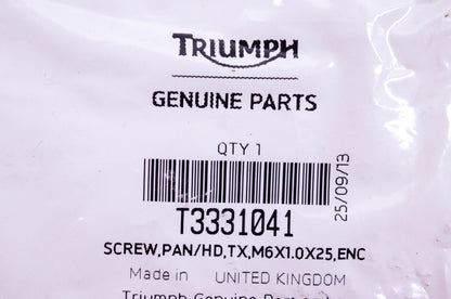 New OEM Triumph T3331041 Panhead Screw NOS