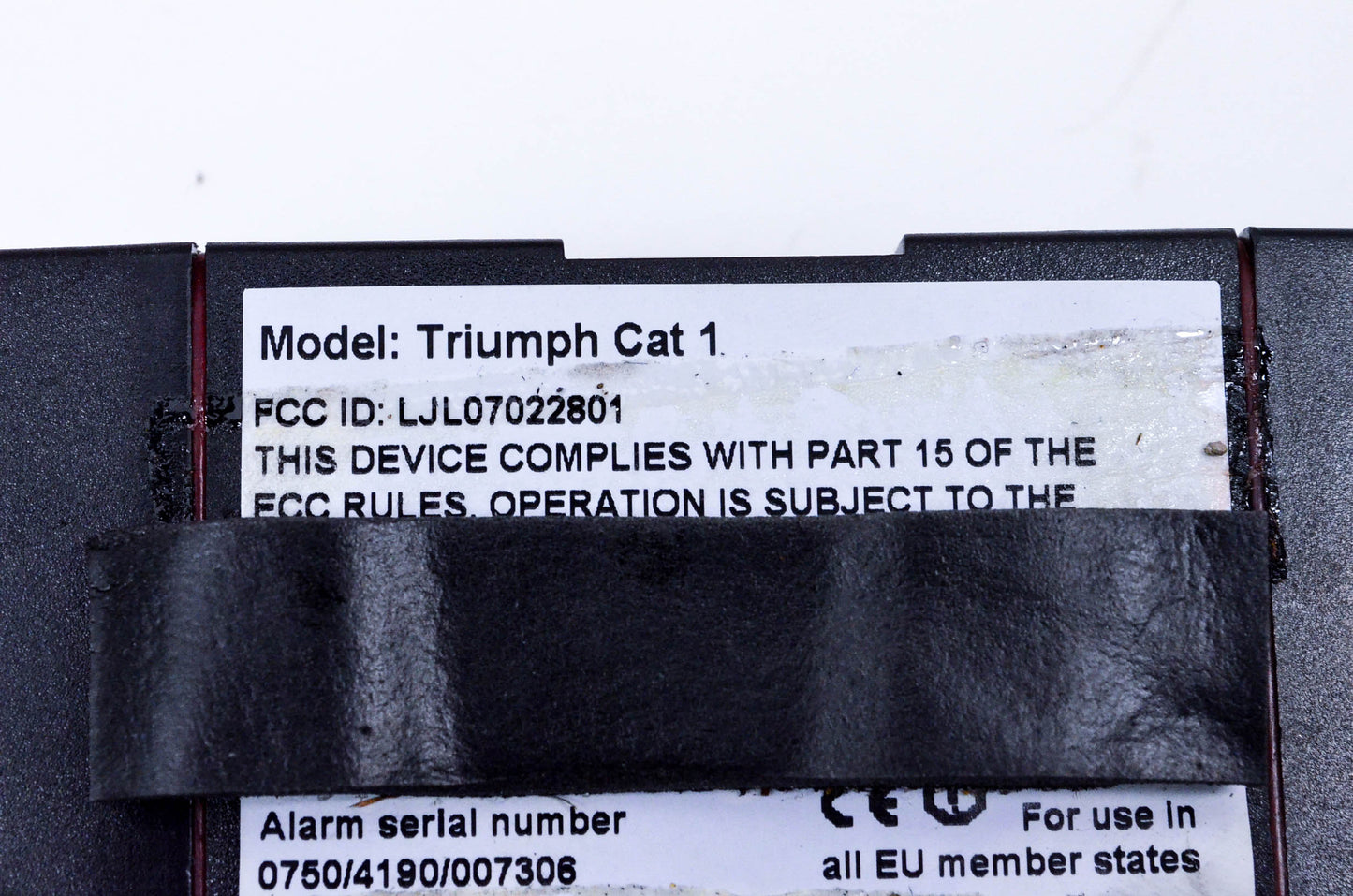 OEM Triumph LJL07022801 Alarm Module w/ Fob